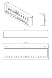 SC - 160 Elektrikli Şömine (Isıtmalı)