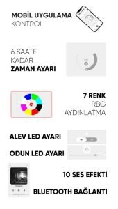 SK - 180 Elektrikli Şömine (Isıtmasız)