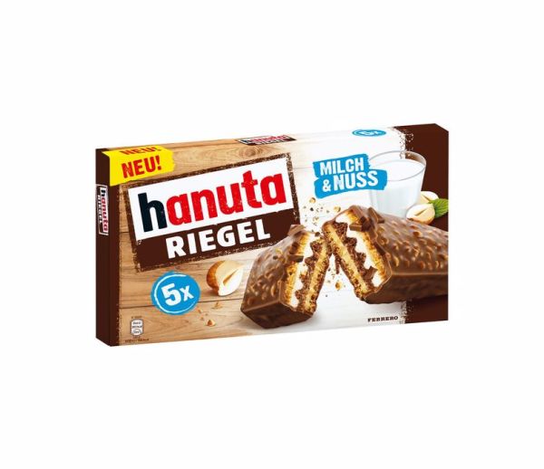 HANUTA Riegel Milch & Nuss 5 Riegel 34.5 G