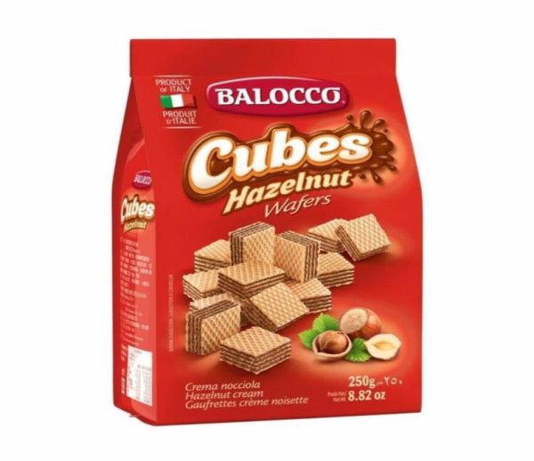BALOCCO Fındıklı Gofret Küp Gofret 250 Gr