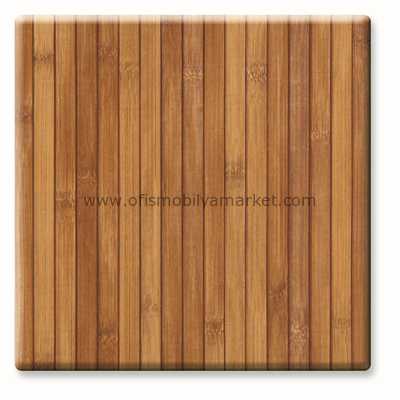 Werzalit Woodart Masa Tablası Steel Bambu 4254