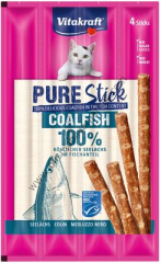 Vitakraft Pure Stick Kömür Balığı Etli Kedi Ödül