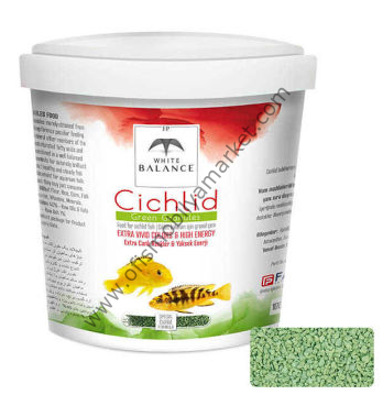 White Balance Cichlid Green Granules