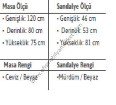 Ahşap Yemek Masası Takımı