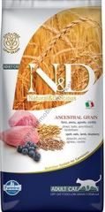 N&D Ancestral Grain Kuzulu Kılçıksız Buğdaylı Yulaflı Yabani Mersinli Kedi Maması