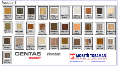 Werzalit Woodart Masa Tablası Rustik Meşe 4223