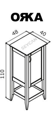 Orka Bastle Boy Dolabı