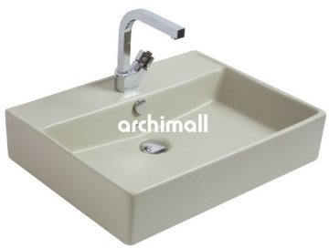 Kastra 60x46cm Tezgahüstü Lavabo Mat Çağla Yeşili
