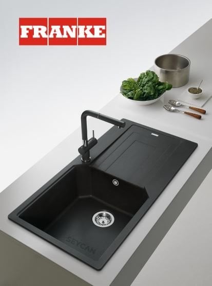 Franke Urban Ubg 611-100 Nero Grani̇t Mutfak Evyesi̇