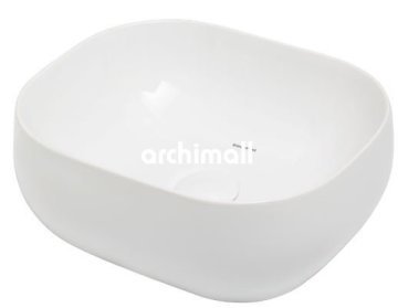 Niv 42x37cm Tezgahüstü Lavabo Beyaz