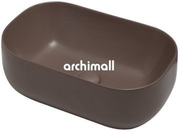 NivXH 58x37cm Tezgahüstü Lavabo Mat Latte