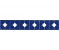 SERAPOOL PORSELEN MOZAİK BORDÜR(DIAMOND)KOBALT-BEYAZ 5X5 80154