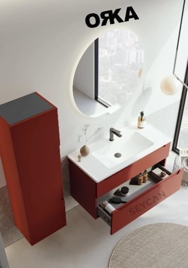 Orka  Messina 100 Asma Banyo Dolabı