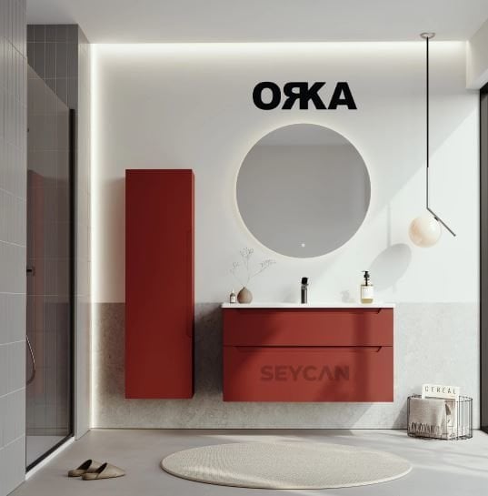 Orka  Messina 100 Asma Banyo Dolabı