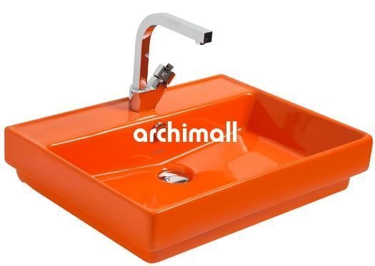 KastraGM 60x46cm Gömme Lavabo Turuncu
