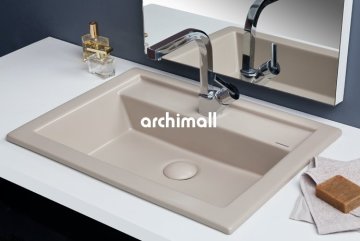 Naos 61x45 cm Gömme Lavabo