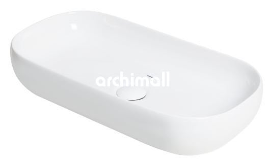 Niv 70x37cm Tezgahüstü Lavabo Beyaz