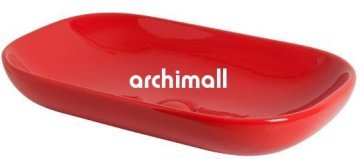 Alya 65x41cm Tezgahüstü Lavabo Kırmızı