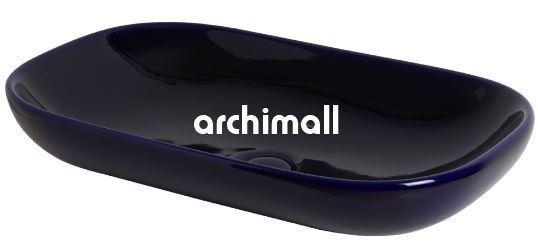 Alya 65x41cm Tezgahüstü Lavabo Lacivert