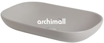 Alya 65x41cm Tezgahüstü Lavabo Mat Gri