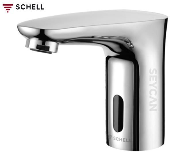 SCHELL Modus E HD-K Fotoselli Pilli Lavabo Bataryası Krom