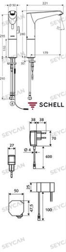 SCHELL Montus Alçıpan Tipi Gömme Rezervuar