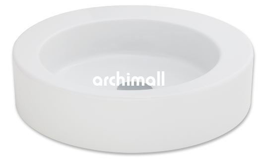 Merga 48cm Tezgahüstü Lavabo Beyaz