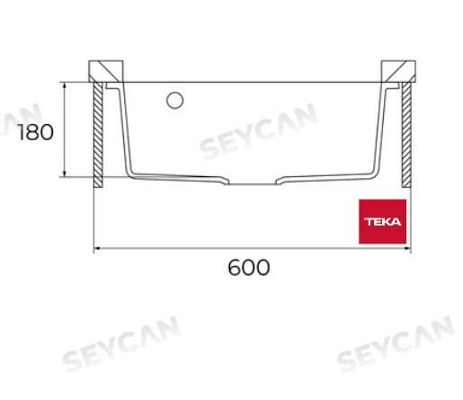 Teka Cave 49.50 B-TG Beyaz Granit Evye