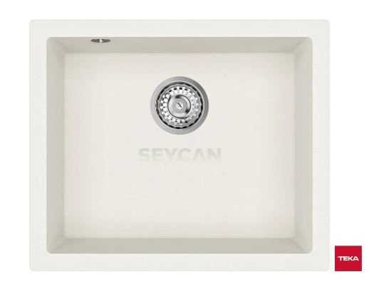 Teka Cave 49.50 B-TG Beyaz Granit Evye