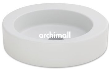 Merga 48cm Tezgahüstü Lavabo Mat Beyaz