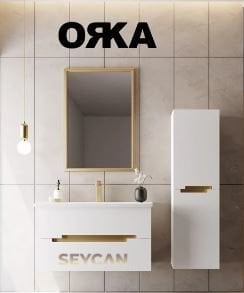 Orka Lodi 100 cm Asma Banyo Dolabı