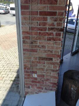 Delta Kırmızı Traverten Eskitme Brick Tuğla 48*200 mm