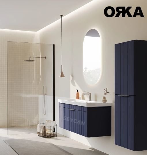 Orka Procida 100 cm Asma Banyo Dolabı