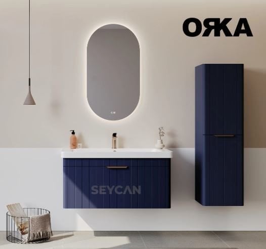 Orka Procida 100 cm Asma Banyo Dolabı