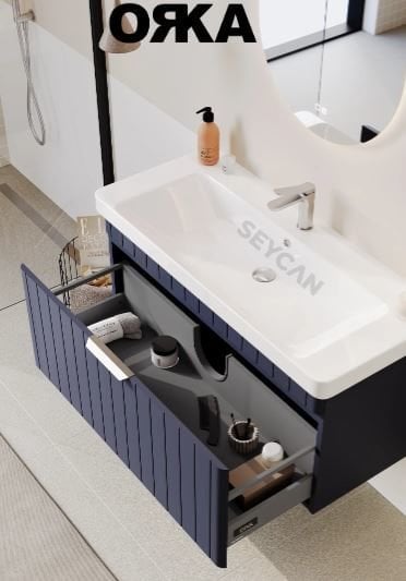 Orka Procida 100 cm Asma Banyo Dolabı