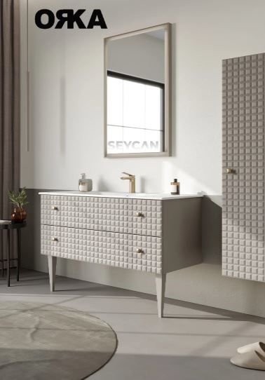 Orka Lipari 100 cm Asma Banyo Dolabı