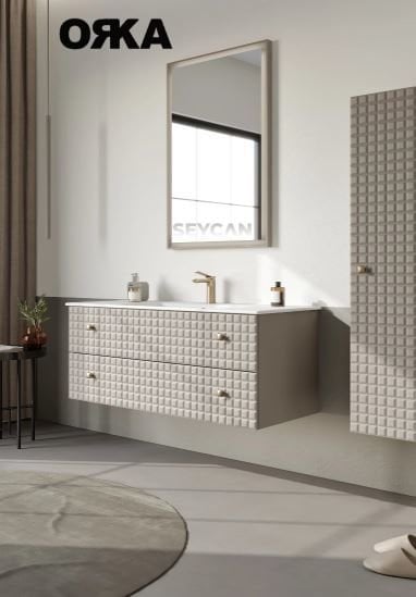 Orka Lipari 100 cm Asma Banyo Dolabı