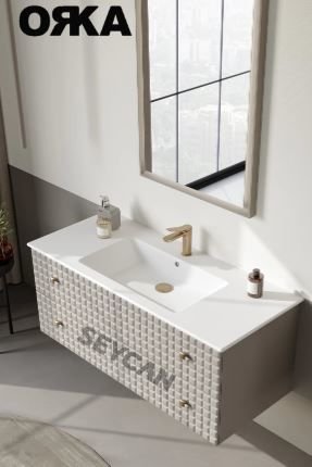 Orka Lipari 100 cm Asma Banyo Dolabı