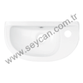 GÜRAL LAVABO (SAĞDAN ARMATÜR DELİKLİ ) 22X42 TP13LVB02