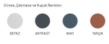 Orka Lusso 80 cm Asma Banyo Dolabı