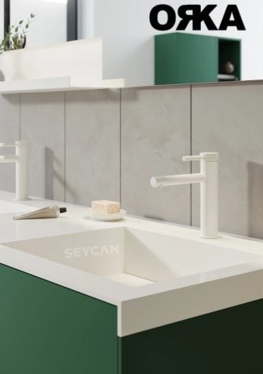 Orka Milano 120 cm Asma Banyo Dolabı