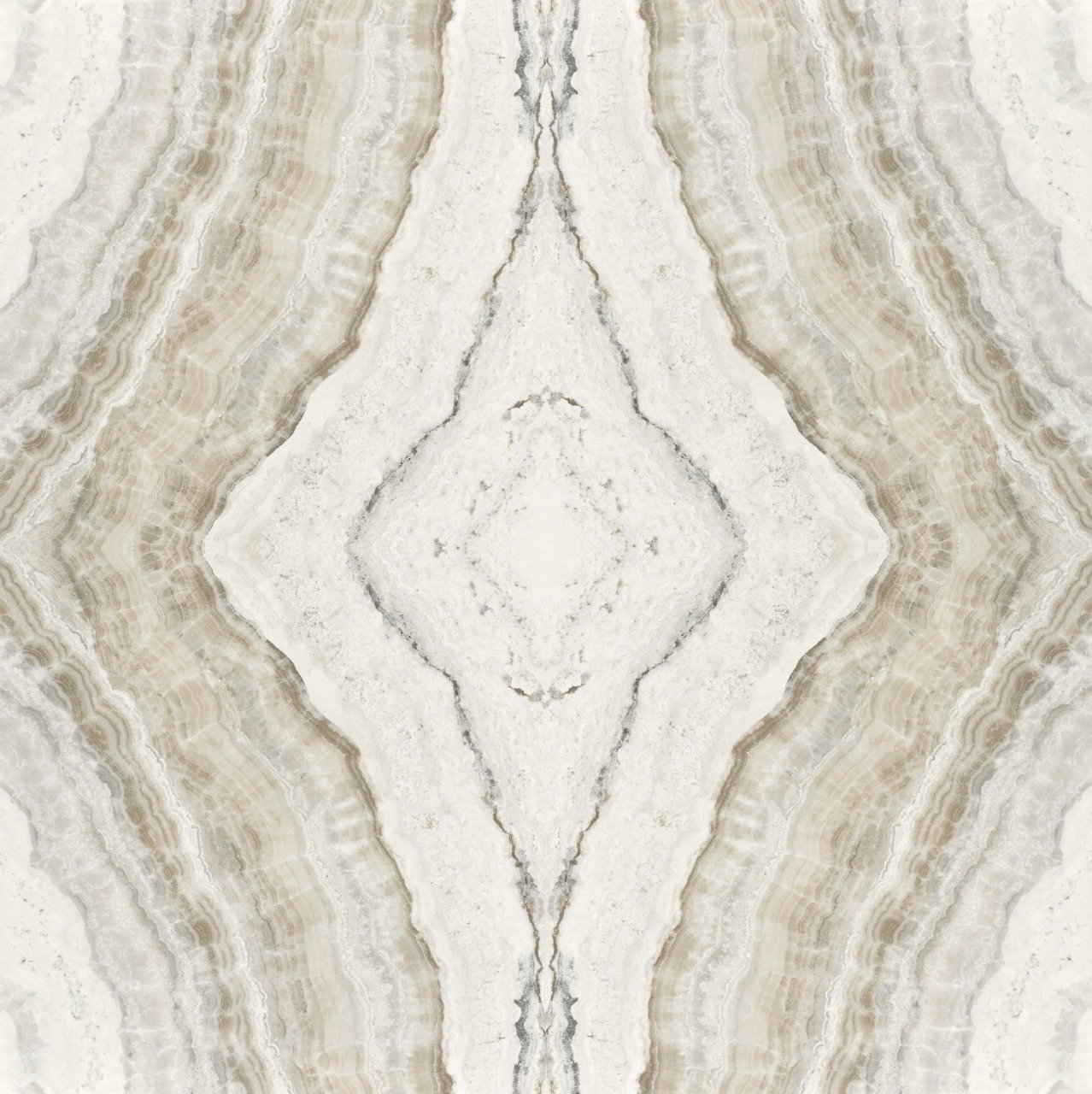 Kütahya Seramik 120x240 Onyx White Bookmatch Rectified Glossy Nano