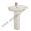 GÜRAL ELİT LAVABO + KOLON AYAK 45X55 EL00LAY01