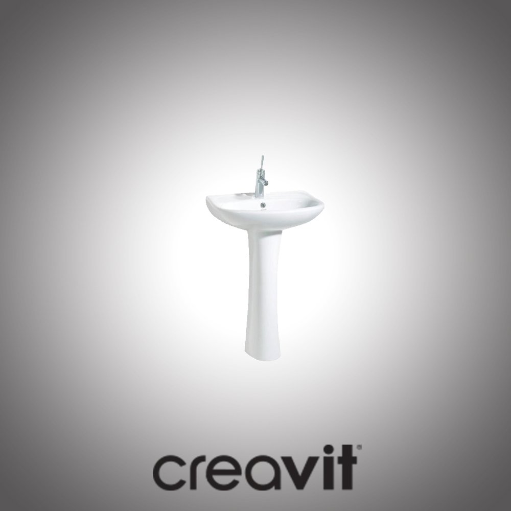 Creavit Pitta 45x55 cm Lavabo + Tam Ayak