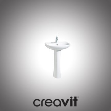 Creavit Pitta 45x55 cm Lavabo + Tam Ayak