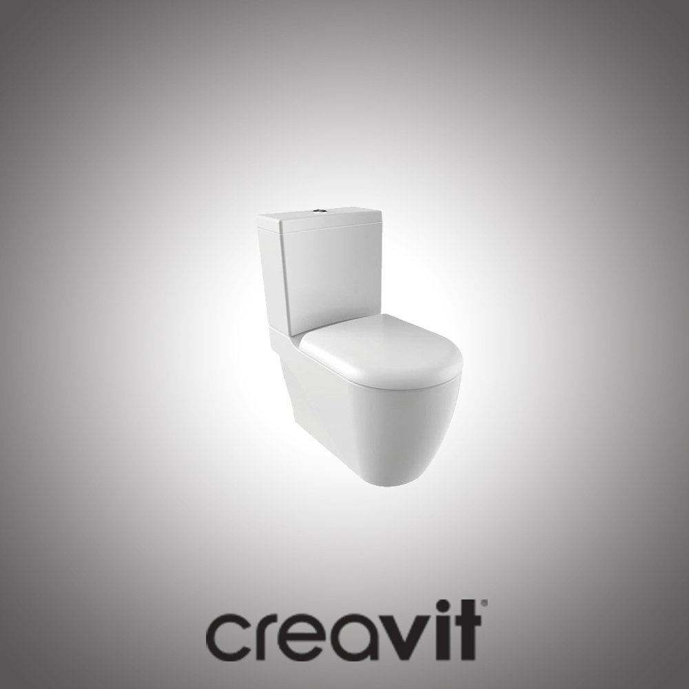 Creavit Grande XXL Duvara Dayalı Klozet + Rezervuar