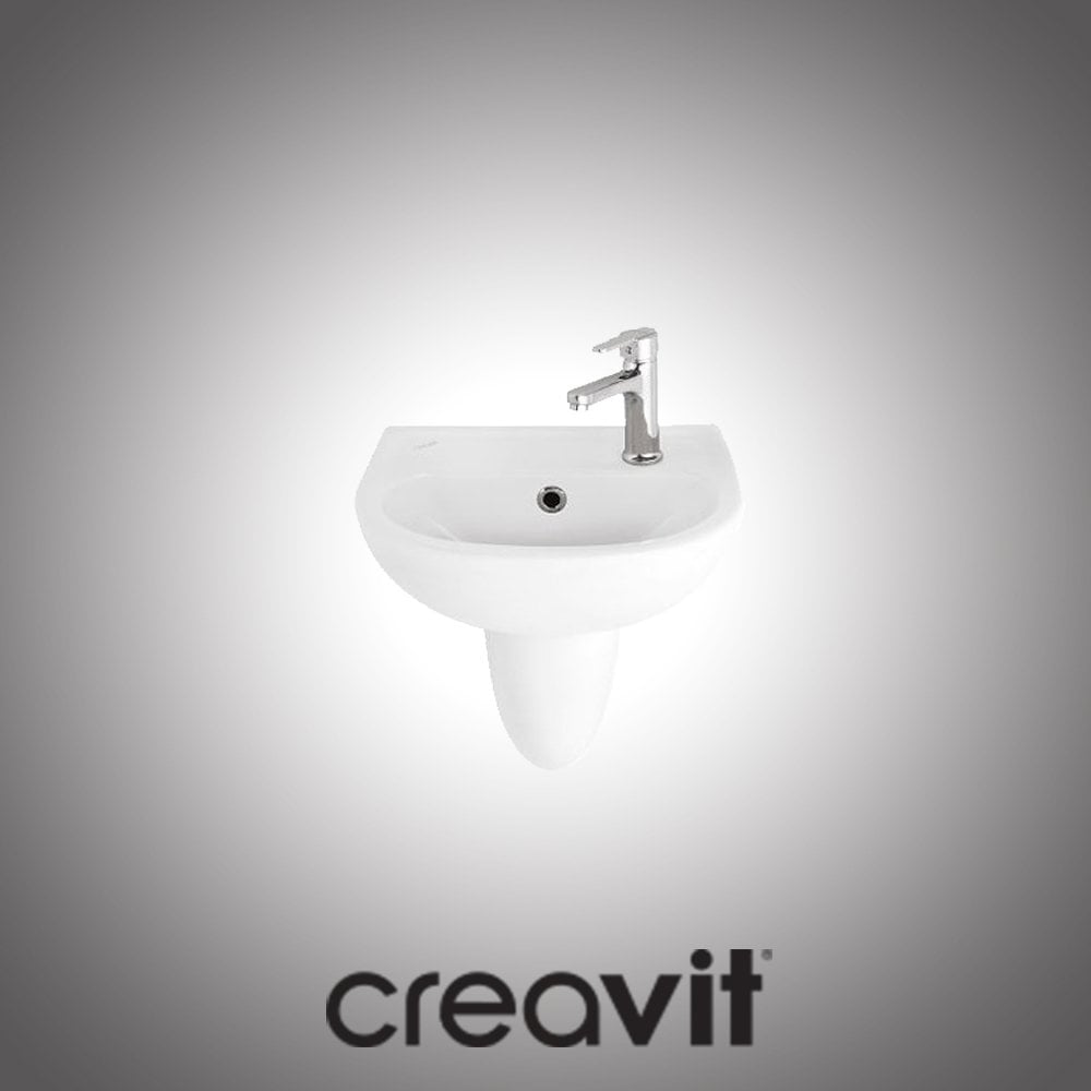 Creavit 29x35 cm Lavabo + Yarım Ayak