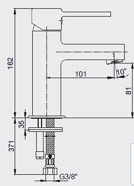 Ar Musluk Moni Lavabo Bataryası 102108906