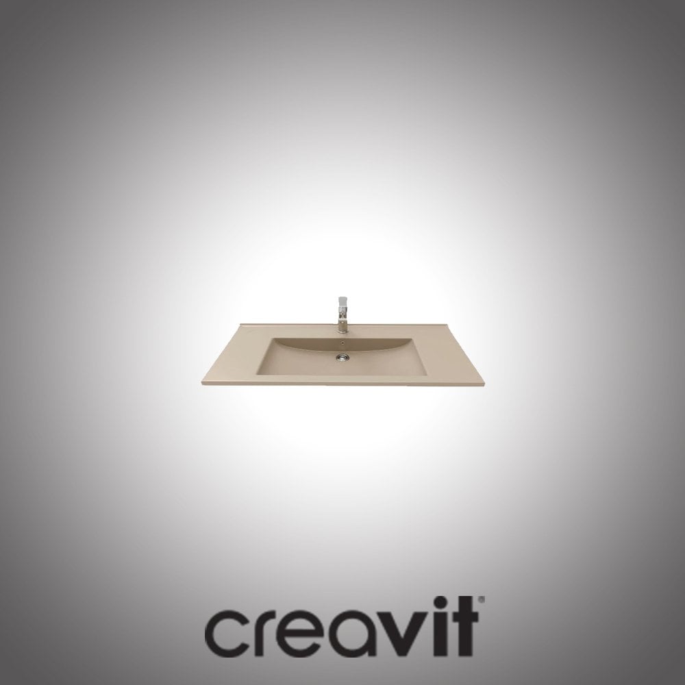 Creavit Su 45x100 cm Lavabo - Cappucino Mat