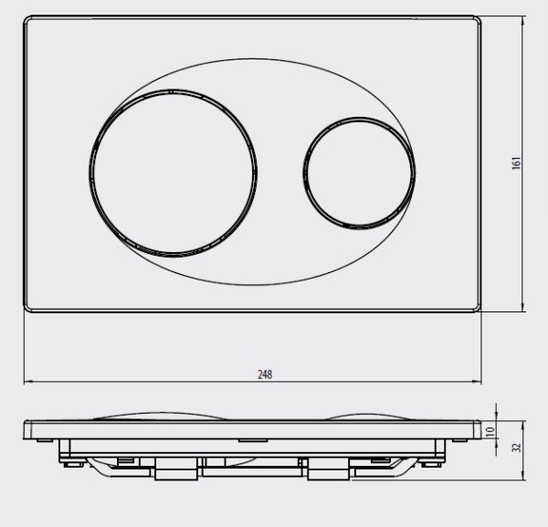 Serel Kumanda Paneli Soft Siyah P400190